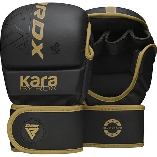 RDX Sports F6 Kara MMA Handschoenen Training Goud - S/M