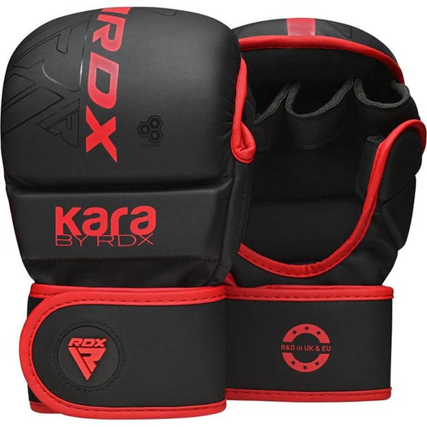 RDX Sports F6 Kara MMA Handschoenen Training Rood - L/XL