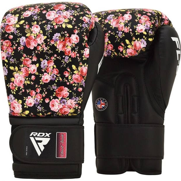 RDX Sports FL5 Floral Bokshandschoenen - Zwart 10 oz