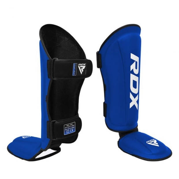 RDX Sports Shin Instep Molded KING - Blauw Extra Large