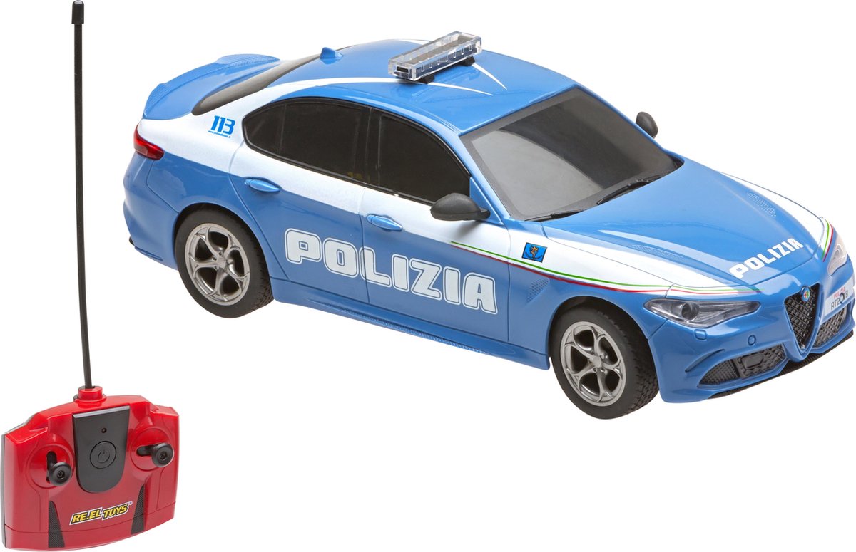 RE.EL Toys 2200 radiografisch bestuurbaar model Politieauto Elektromotor 1:24