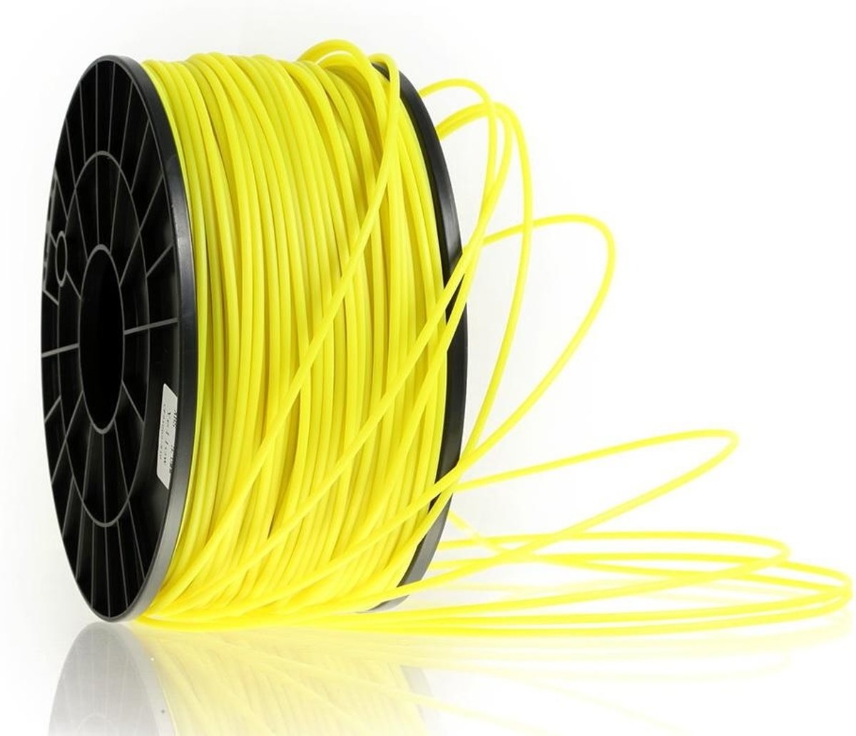 3D ABS filament 1.75mm -1 KG - Glow in the dark Geel