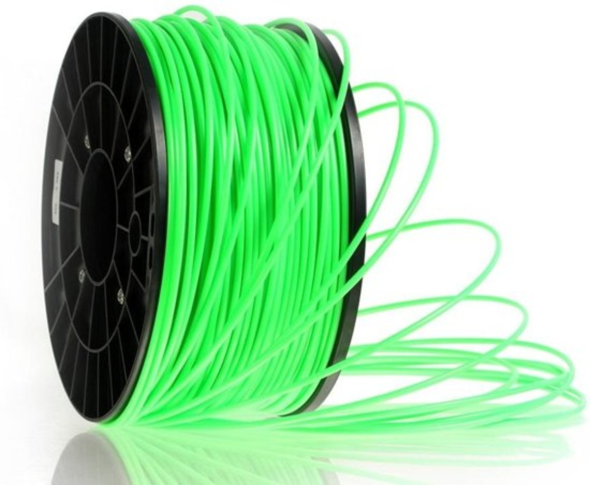 3D ABS filament 1.75mm -1 KG - Glow in the dark Groen