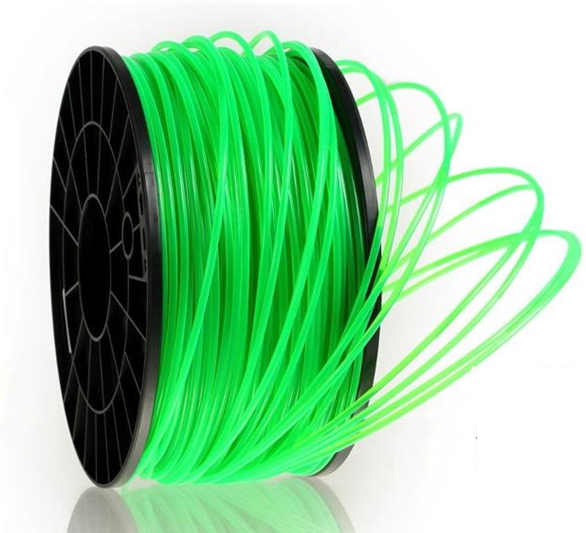 3D PLA filament 1.75mm -1 KG - Transparant Groen