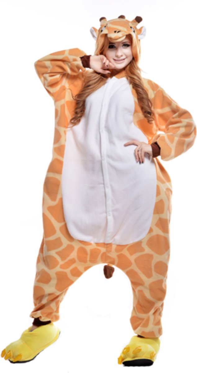 Giraffe Onesie voor volwassenen - Giraffe Kigurumi Pyjama - Maat M