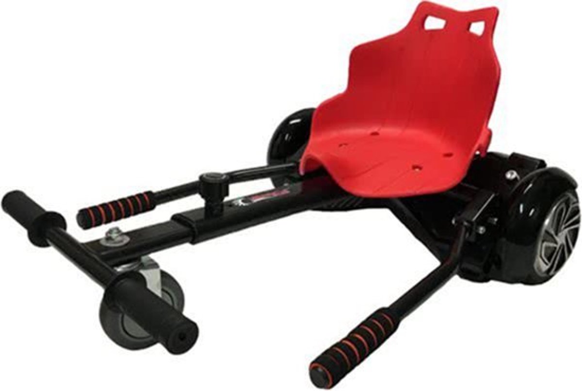 Hoverkart – Hoverseat voor Hoverboard – Zwart met Rood