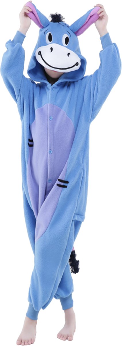 REBL Ezel Onesie voor kinderen - Ezel Kigurumi Pyjama