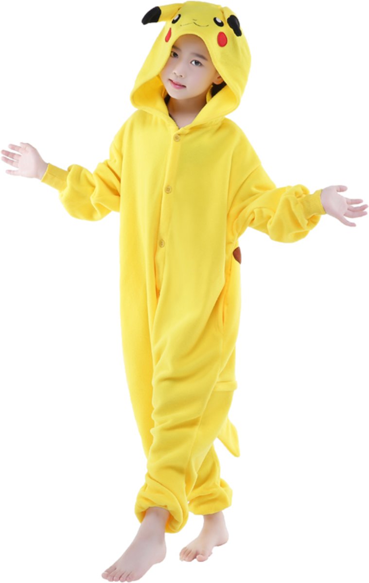 REBL Pikachu Onesie voor kinderen - Pikachu Kigurumi Pyjama