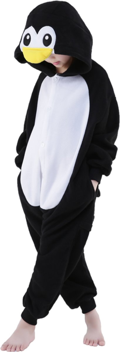 REBL Pinguin Onesie voor kinderen - Pinguin Kigurumi Pyjama