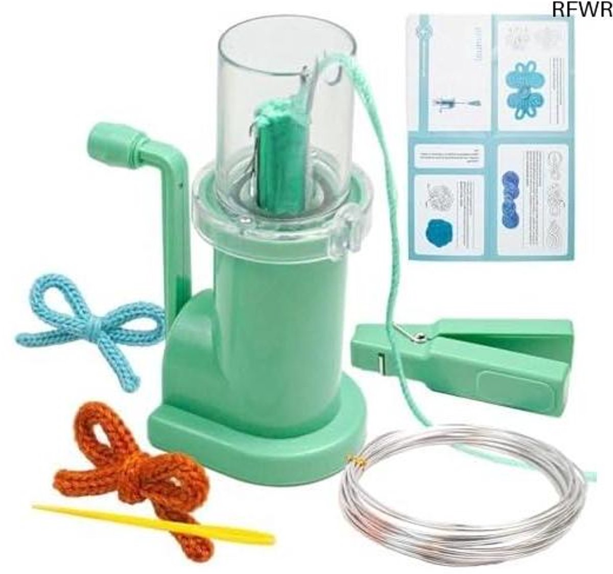  ® Automatische Mini Breimachine voor Beginners - Eenvoudig en Draagbaar Breigereedschap