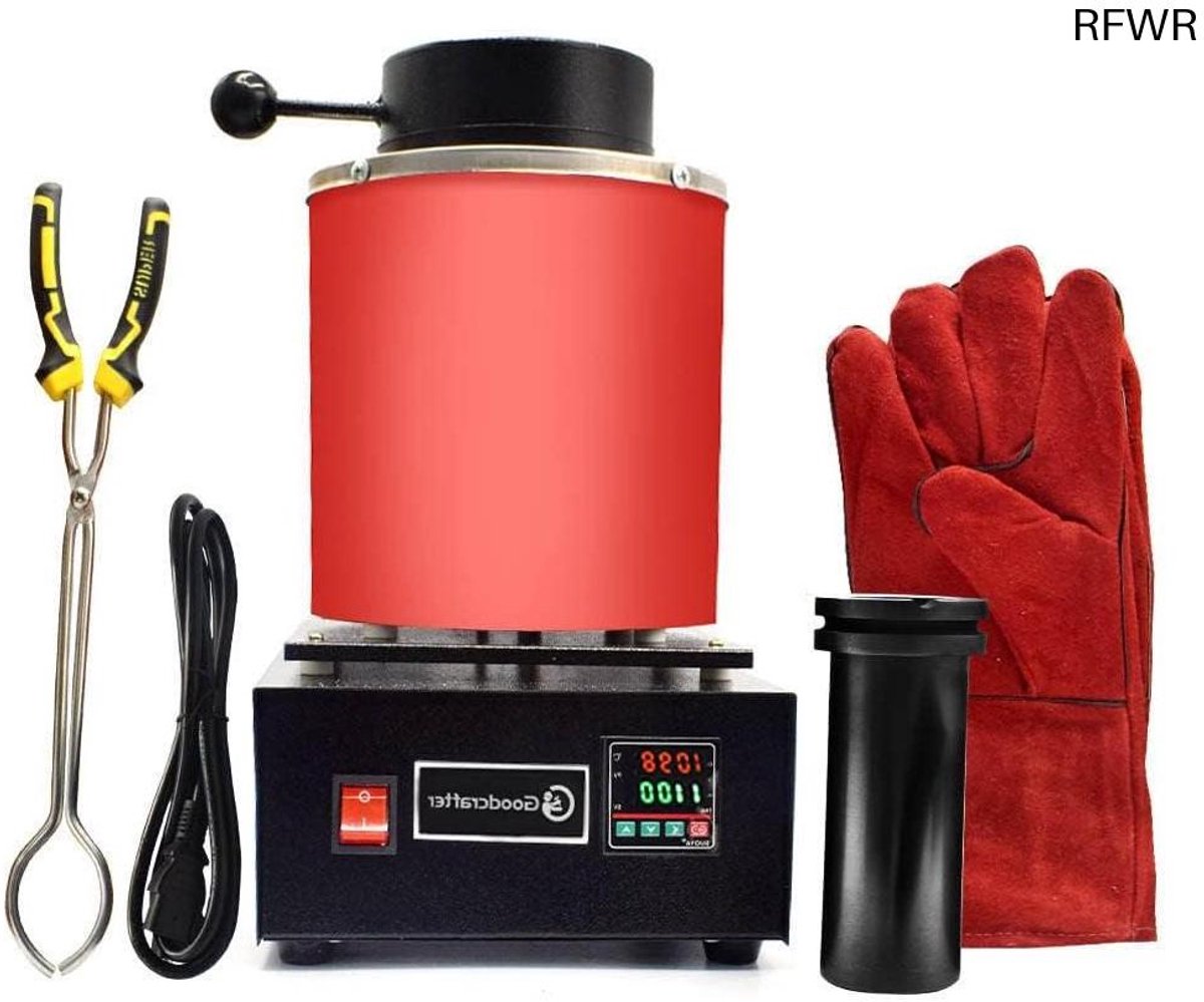  ® Digitale Smeltoven voor Edelmetalen - 2KG Capaciteit - 1100℃/2200°F Automatisch