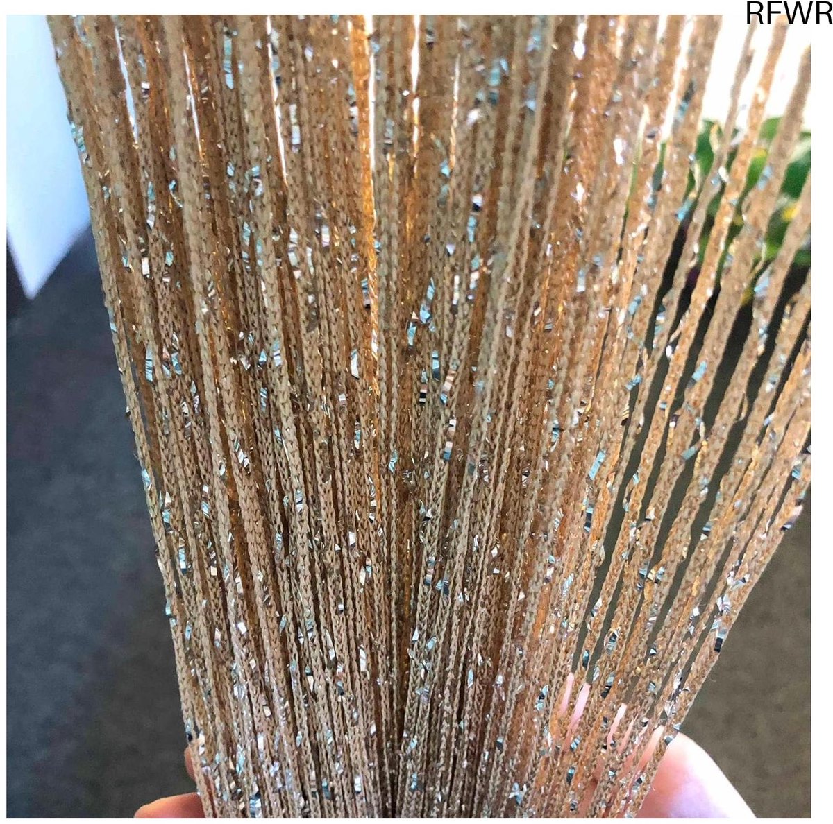  ® Draadgordijn 100 x 200 cm - Glitter Effect voor Decoratie en Bruiloften