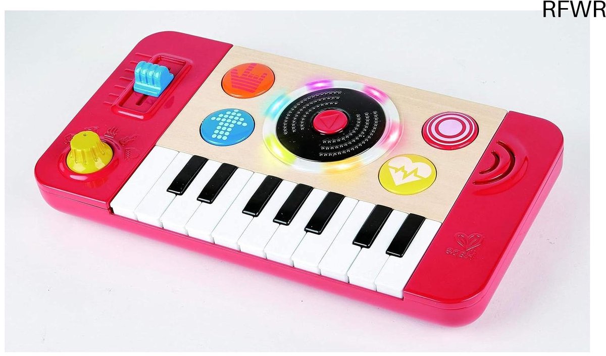  ® Draagbare DJ-mengpaneel voor kinderen met instrumentgeluiden en DJ-effecten