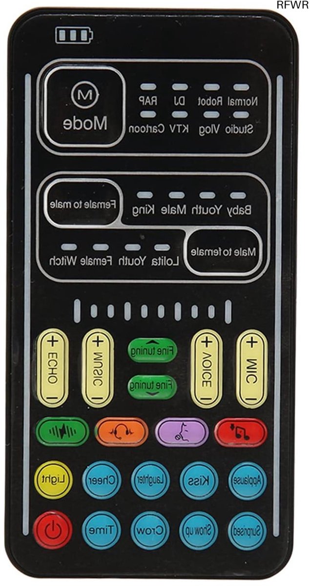  ® Draagbare stemvervormer met 8 geluidseffecten en ruisonderdrukking