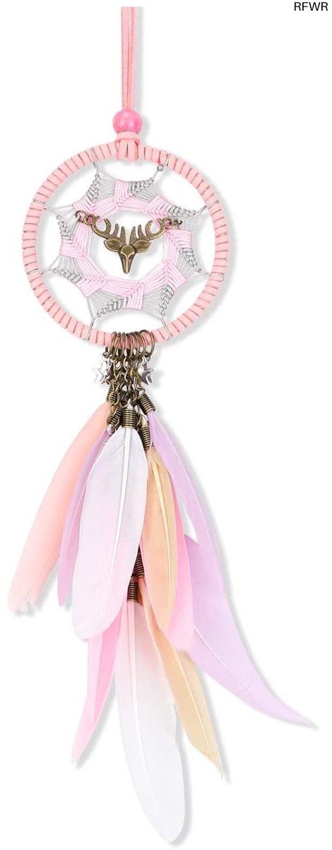  ® Dromenvanger Hanger voor Auto Spiegel - Roze Decoratie Accessoires