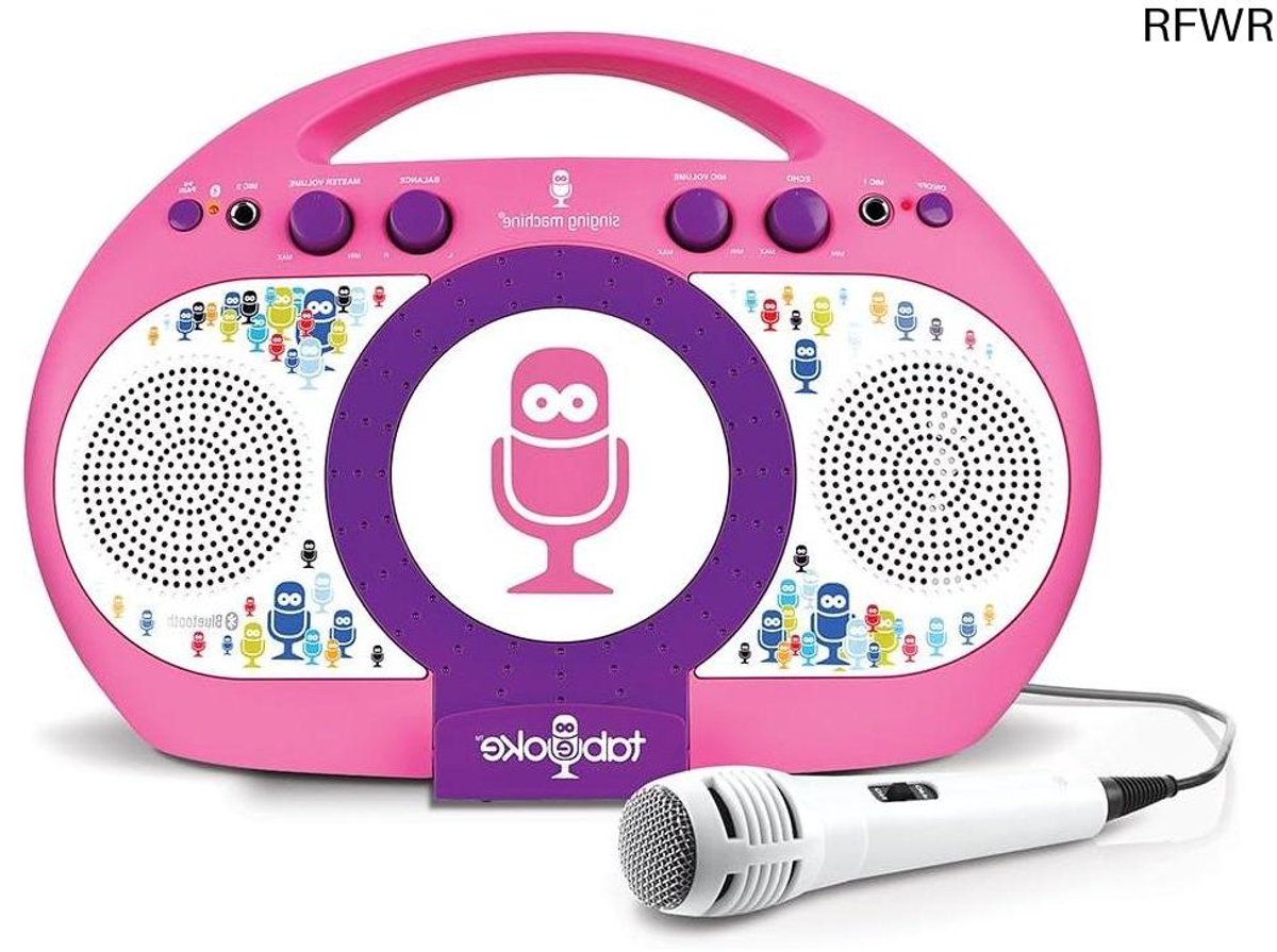  ® Karaoke Machine met Bluetooth en  s in Roze/Paars