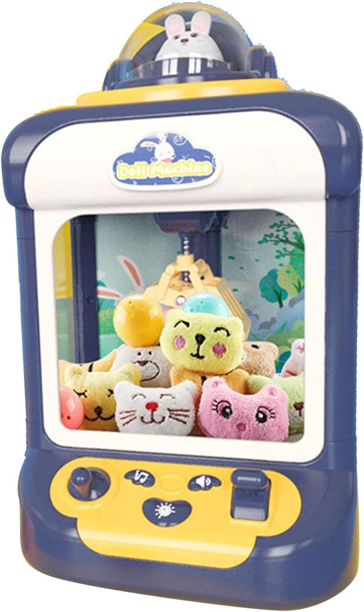  ® Mini Grijpmachine voor Kinderen met Pluche Speelgoed en Ballen