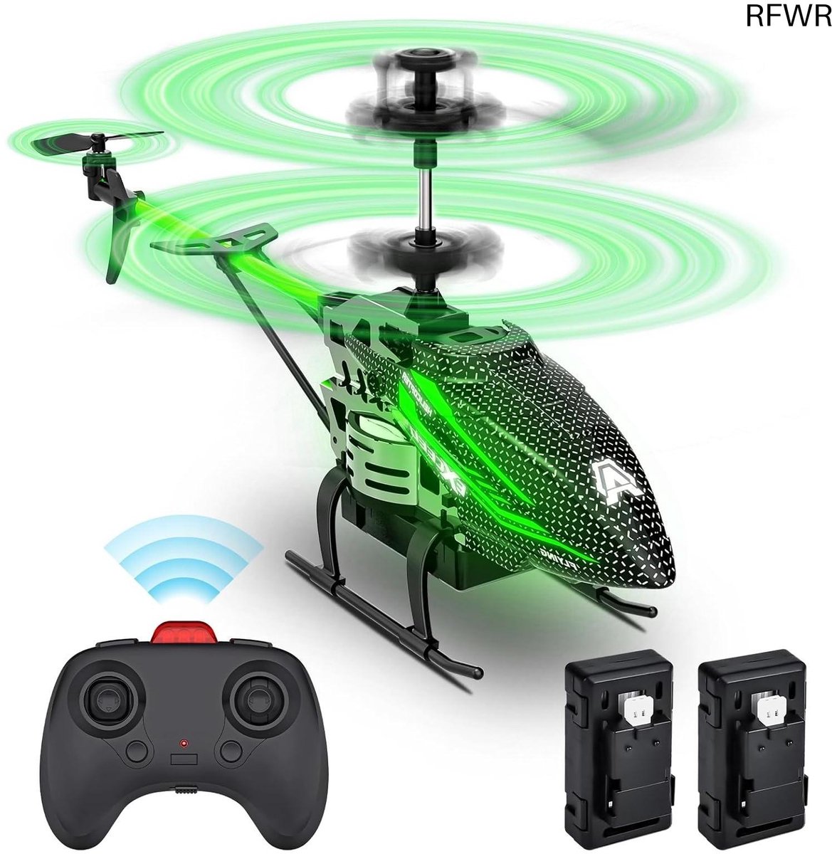  ® Op afstand bestuurbare helikopter met LED-licht en gyrofunctie - 2,4 G RC speelgoed voor jongens en volwassenen