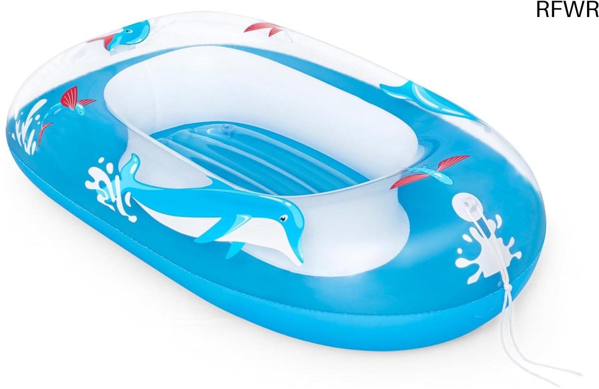  ® Opblaasbare babyboot en zwembadvlot voor kinderen - Gezellig en veilig waterplezier