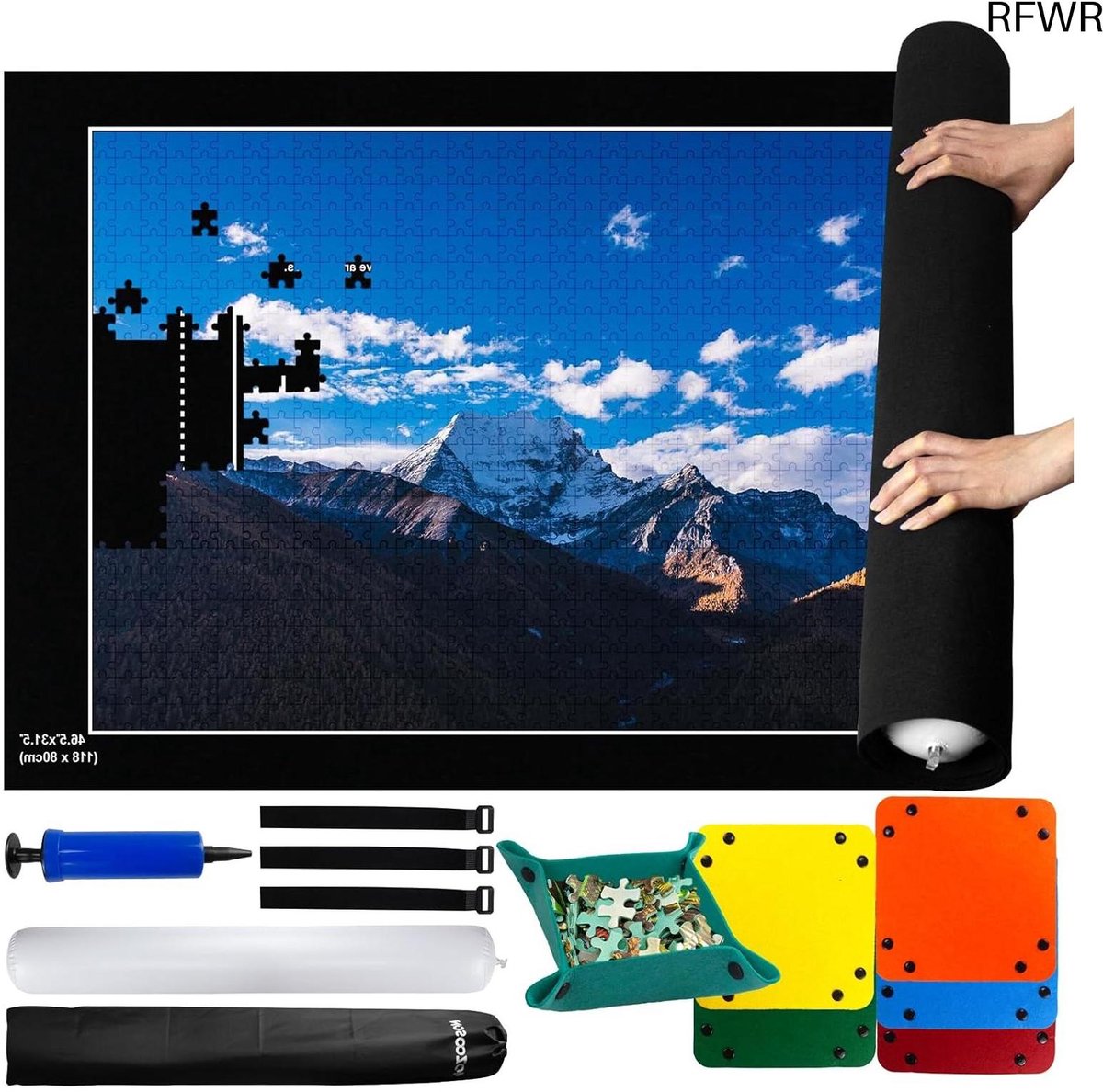  ® Puzzelmat Tot 2000 Stukjes met Accessoires voor Volwassenen en Kinderen