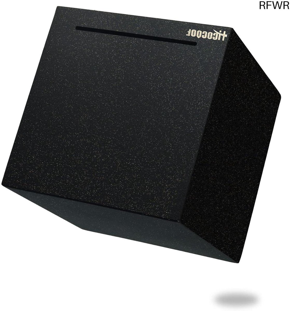 RFWR® Roestvrij Stalen Spaarvarken voor Volwassenen - Onbreekbare Spaarpot voor Geldsparen (12cm, Zwart)