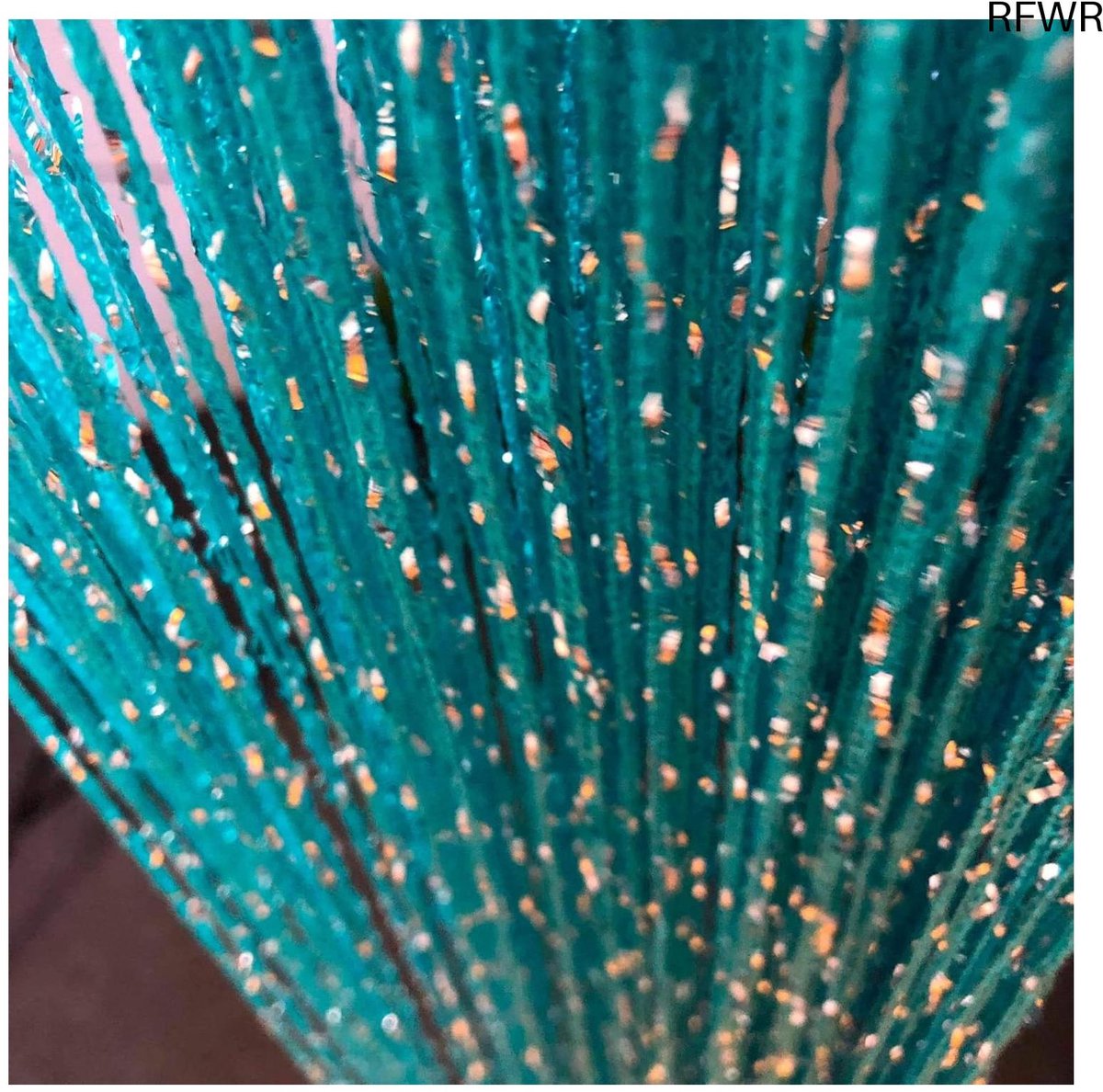  ® Set van 2 kralengordijnen 100 x 200 cm - Decoratief gordijn voor deuropeningen, kamerverdelers en feestdecoratie