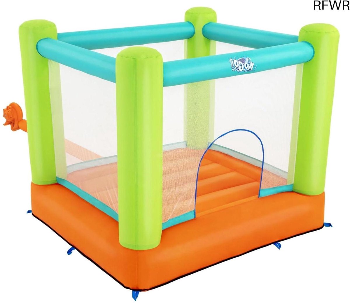  ® Speelplaats met Trampoline - Opblaasbaar Buitenspeelgoed voor Kinderen - 194 cm x 175 cm - Voor Kinderen vanaf 3 Jaar