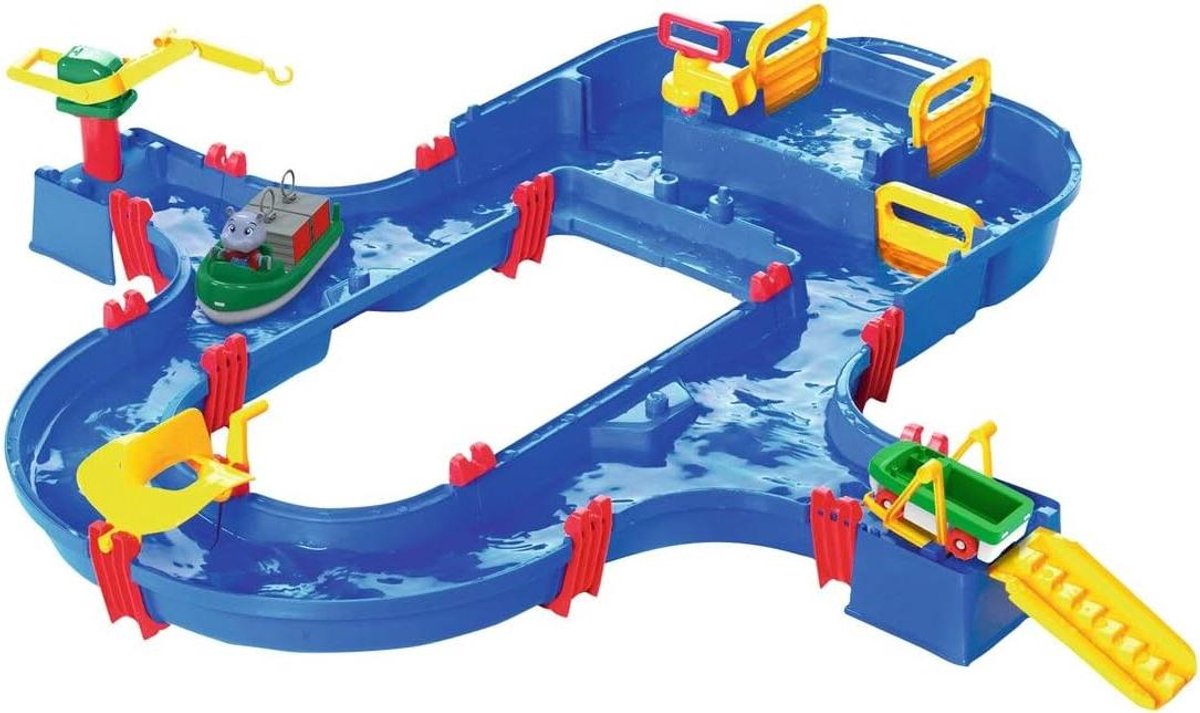  ® SuperSet Waterbaan voor Kinderen - 41-delig Speelgoed voor Buiten, 105x115cm, Geschikt voor Kinderen vanaf 3 Jaar
