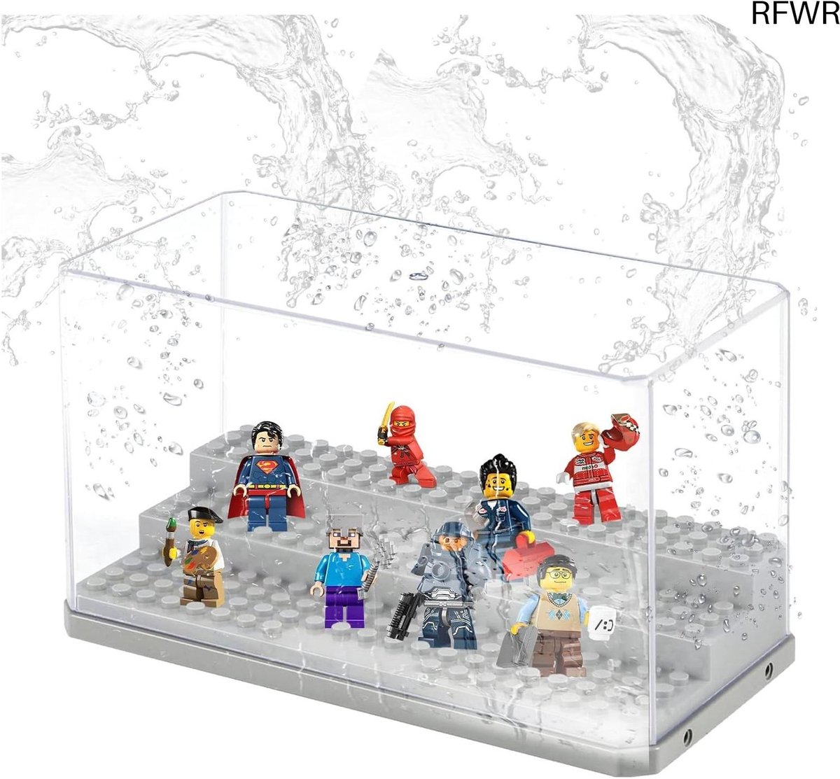  ® Transparante Acryl Vitrine voor Actiefiguren en Verzamelobjecten - Drielaagse Displaybox voor Thuisopslag