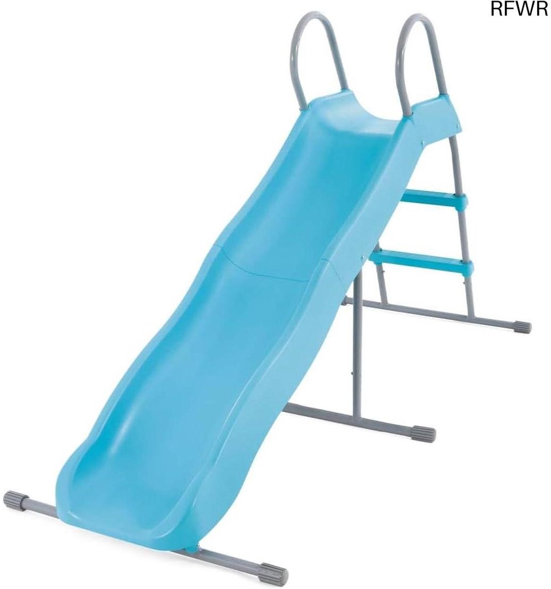 ® Tuinglijbaan voor Kinderen - Lichtblauw, Stevig Stalen en Kunststof Ontwerp