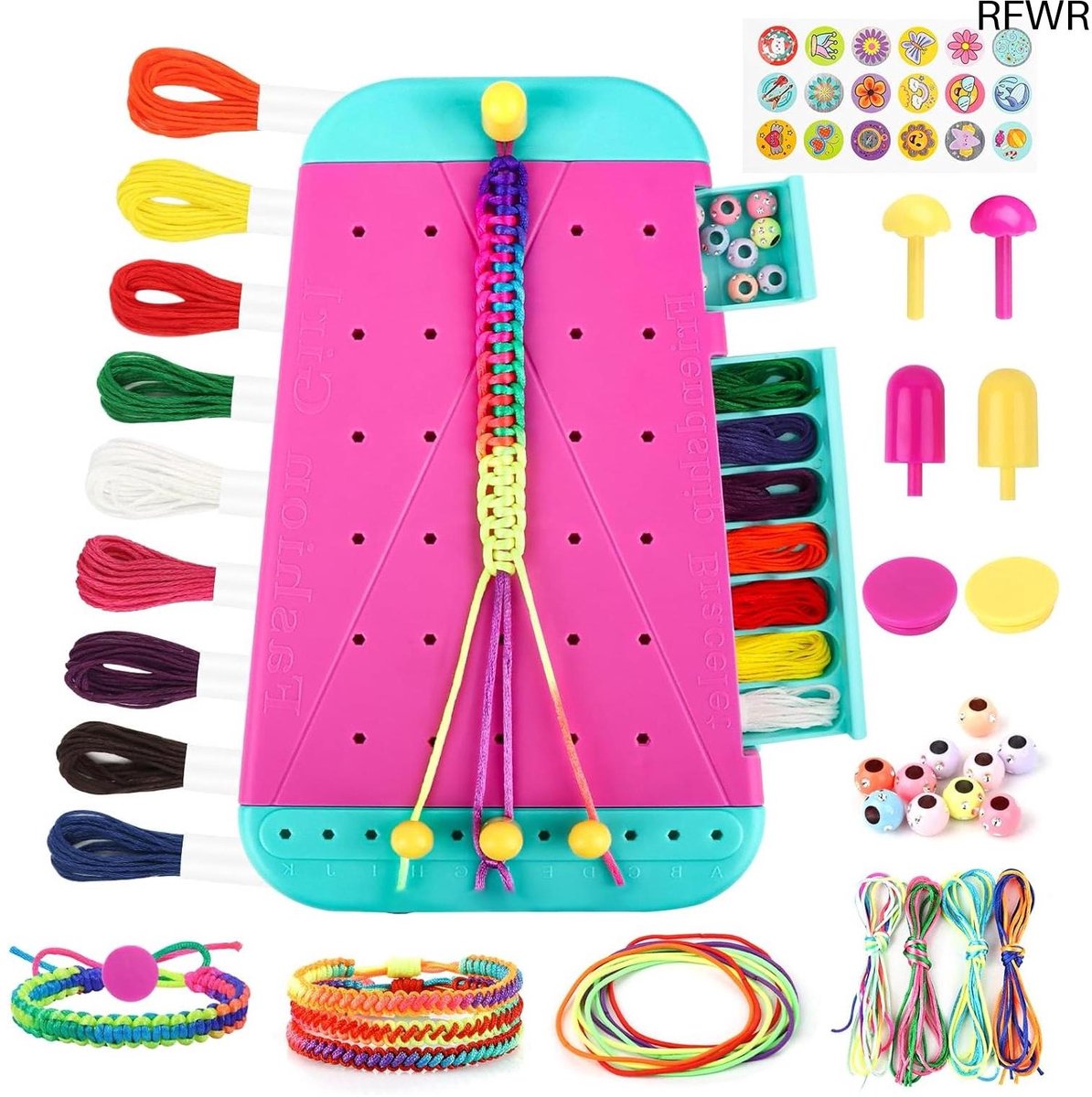  ® Vriendschapsarmband maken zelf maken voor kinderen - Creatieve knutselset voor sieraden