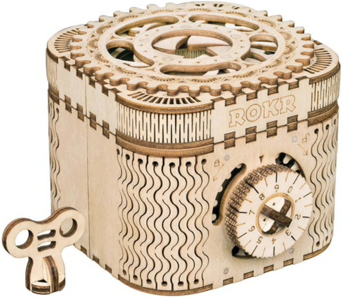 ROBOTIME ROKR Treasure Box Schatkist Modelbouw hout Doe Het Zelf