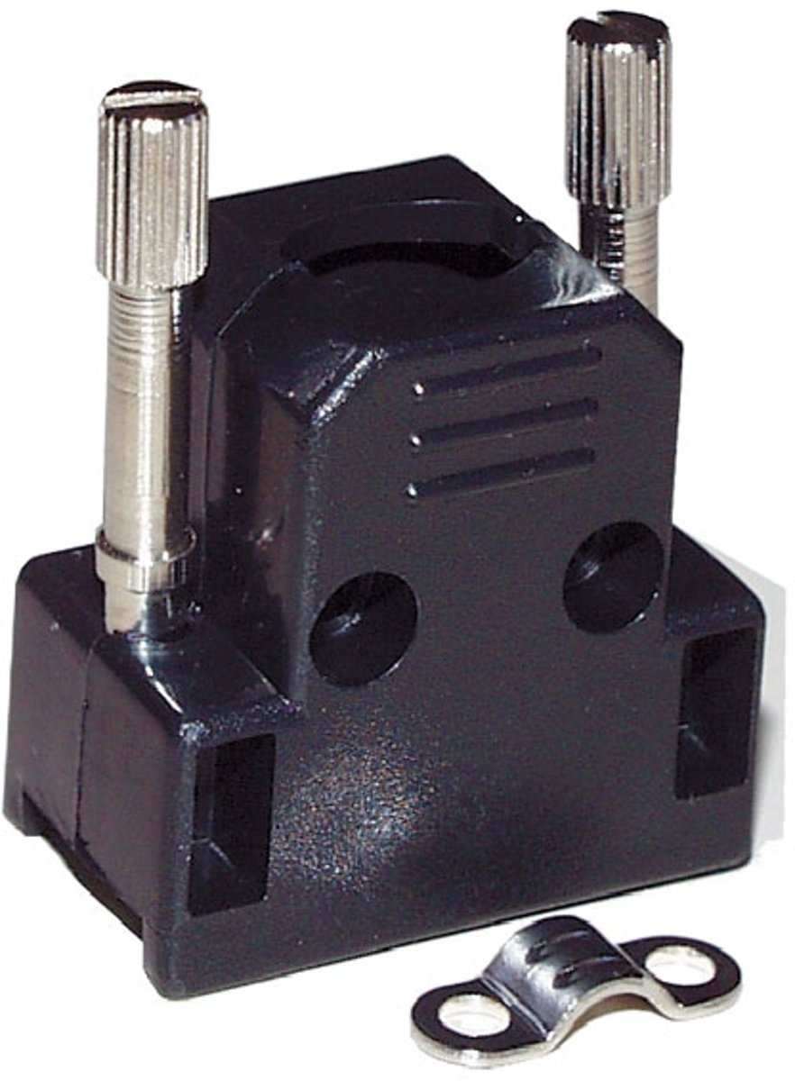 ROLINE D-Sub connector hood 15-pin Zwart kabeladapter/verloopstukje