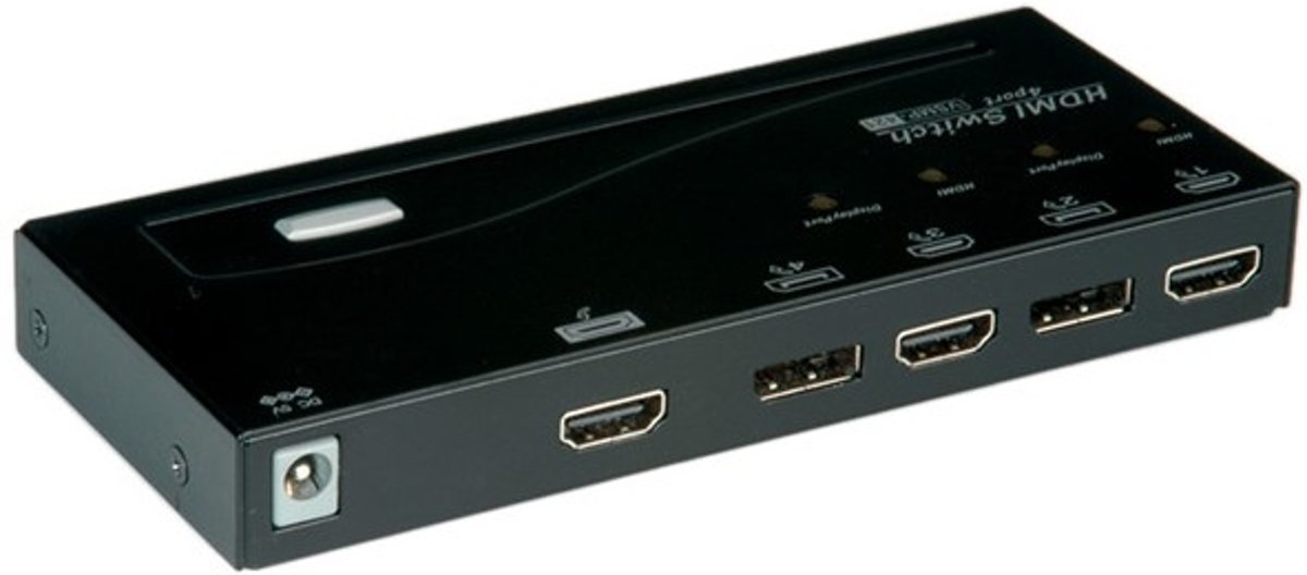 ROLINE HDMI/DisplayPort switch, 4-Port