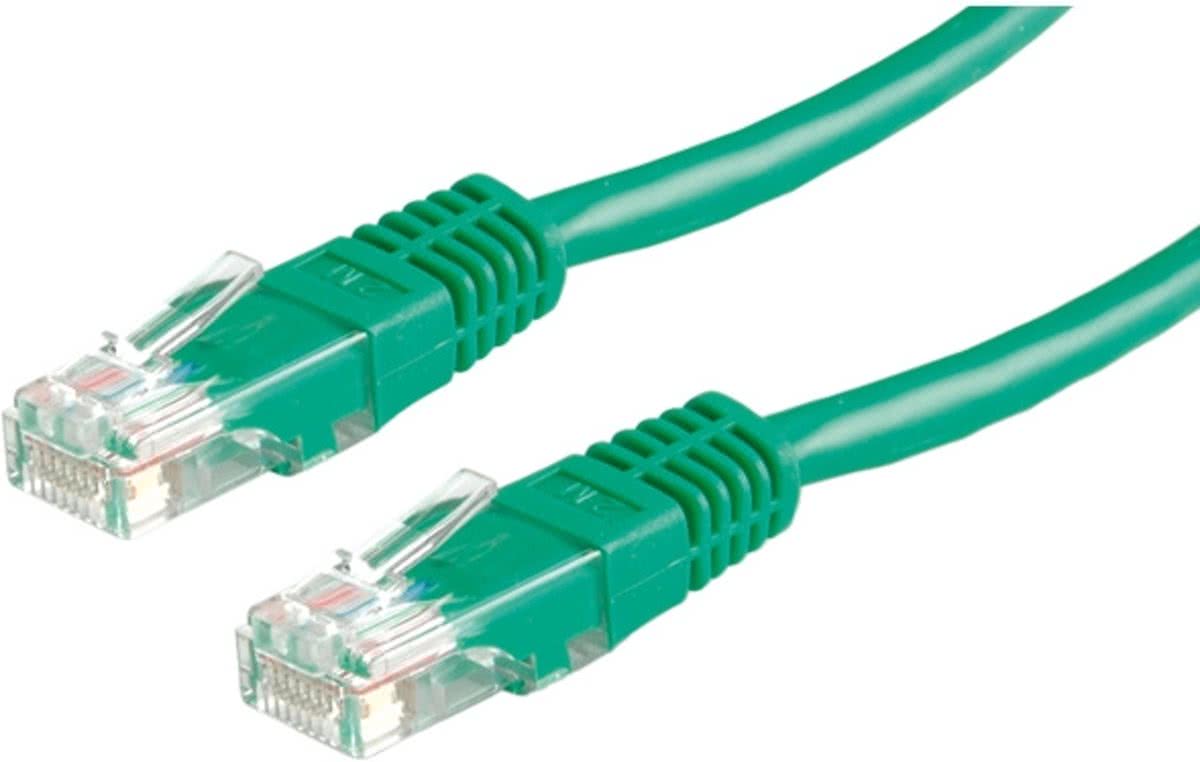 ROLINE UTP Cat.5e 10m 10m Cat5e U/UTP (UTP) Groen netwerkkabel