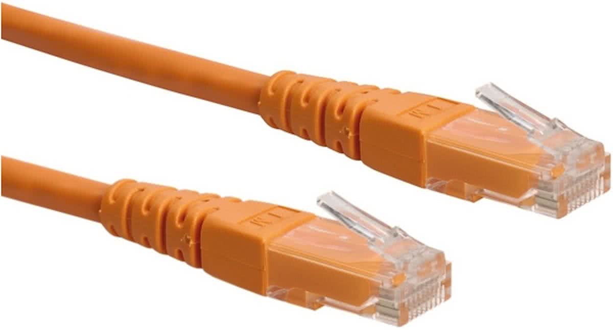 ROLINE UTP Cat.6 patchkabel, oranje, 7,0 m