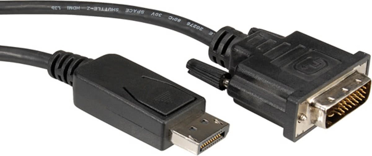 Roline DisplayPort naar DVI kabel LSZH - 2 meter