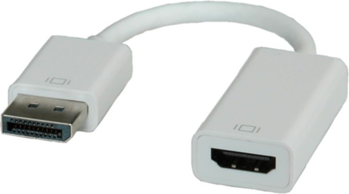 Roline DisplayPort naar HDMI adapter - UL gecertificeerd - 0,15 meter