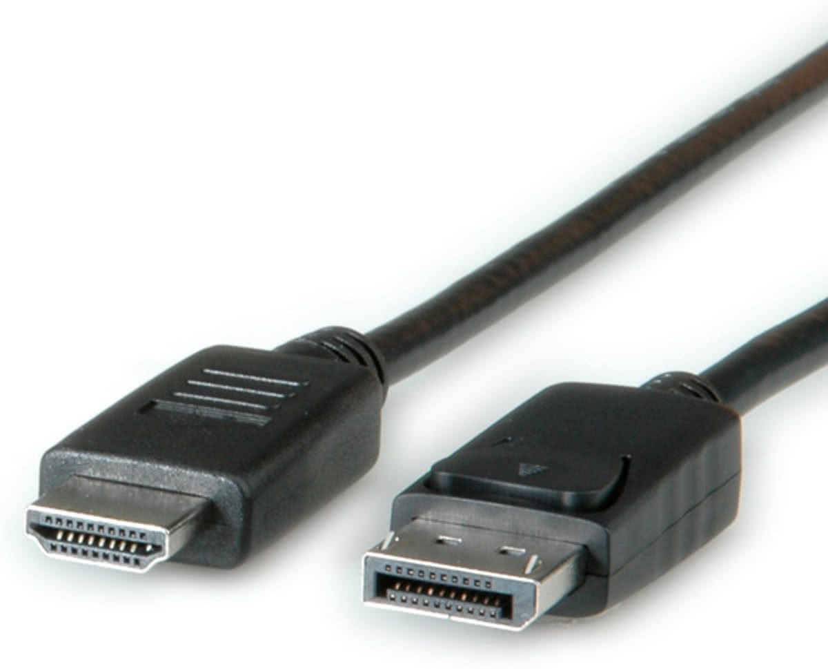 Roline DisplayPort naar HDMI kabel - UL gecertificeerd - 2 meter