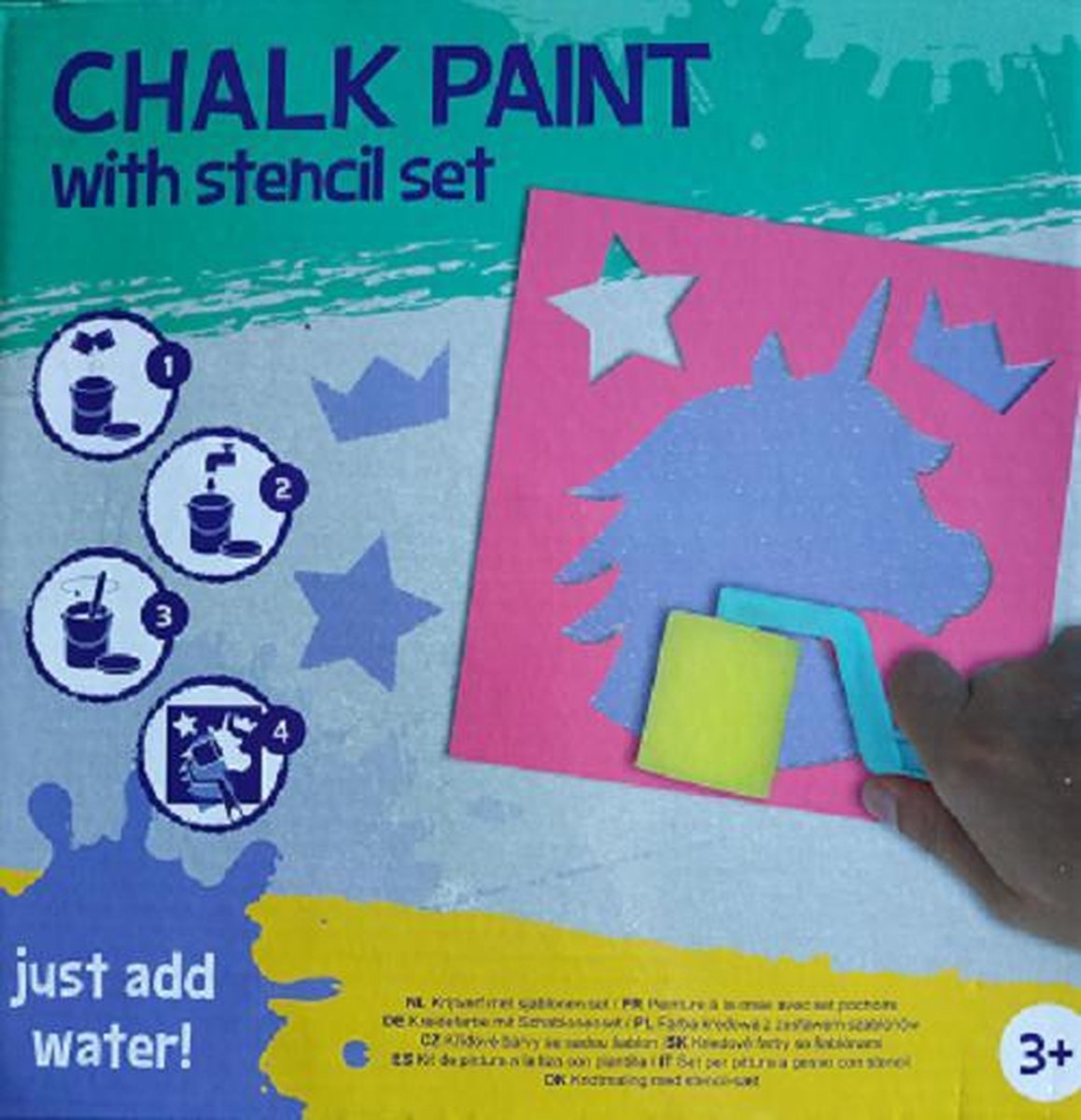 Chalk Paint - Krijtverf met Sjablonen set