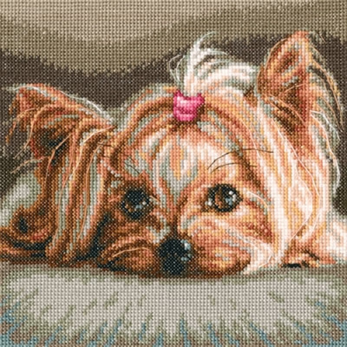 Borduurpakket yorkshire terrier pet om te borduren van rto m709