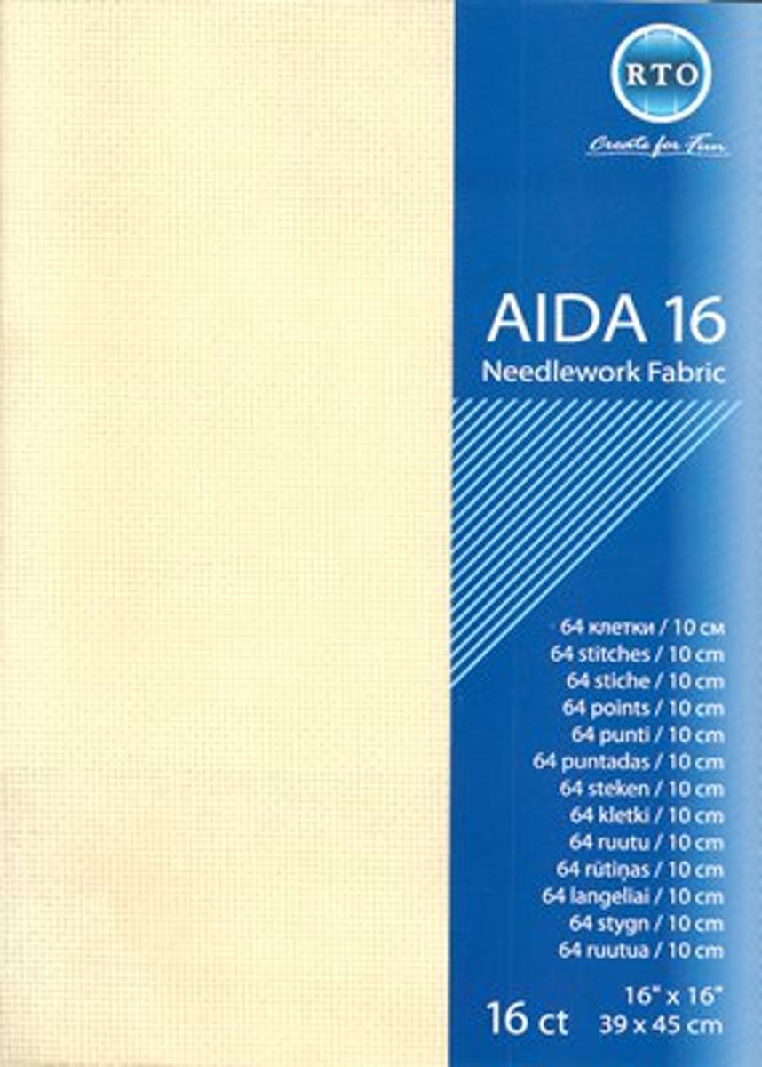 Borduurstof Aida 16 Count Ecru