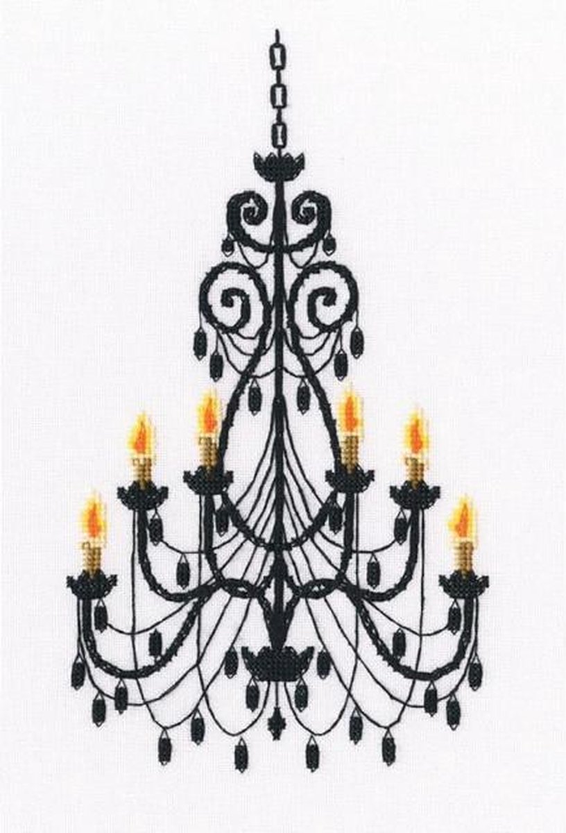 Luxurious Chandelier Aida Borduurpakket RTO