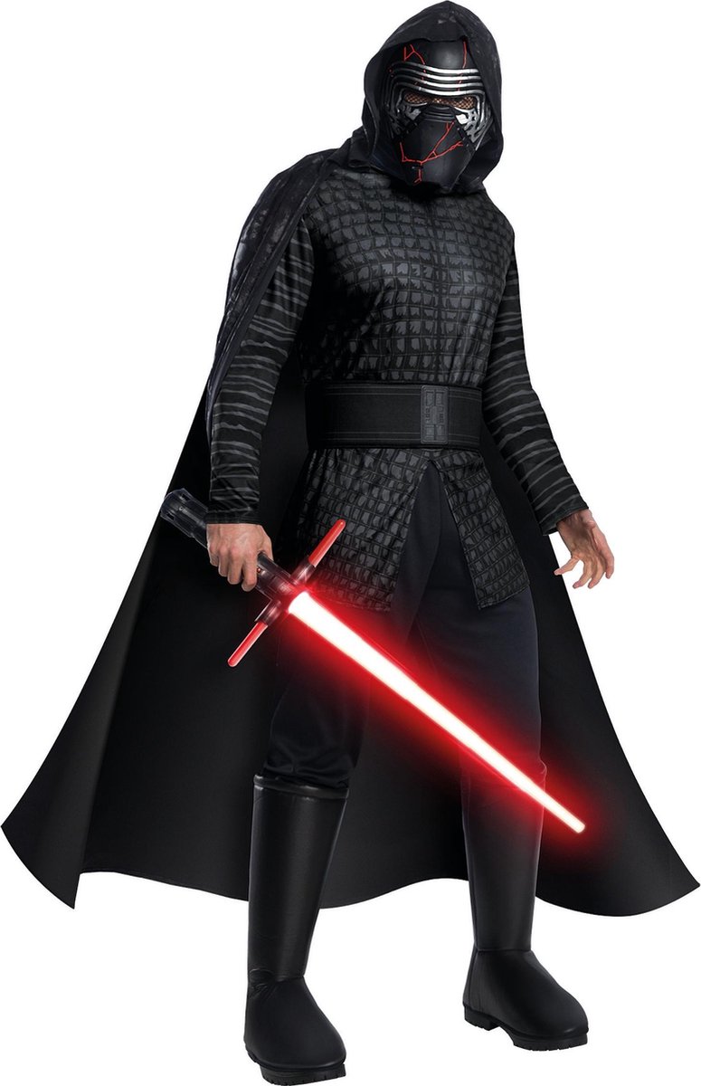 RUBIES ALL - Deluxe Kylo Ren Star Wars IX kostuum voor volwassenen - M / L - Volwassenen kostuums