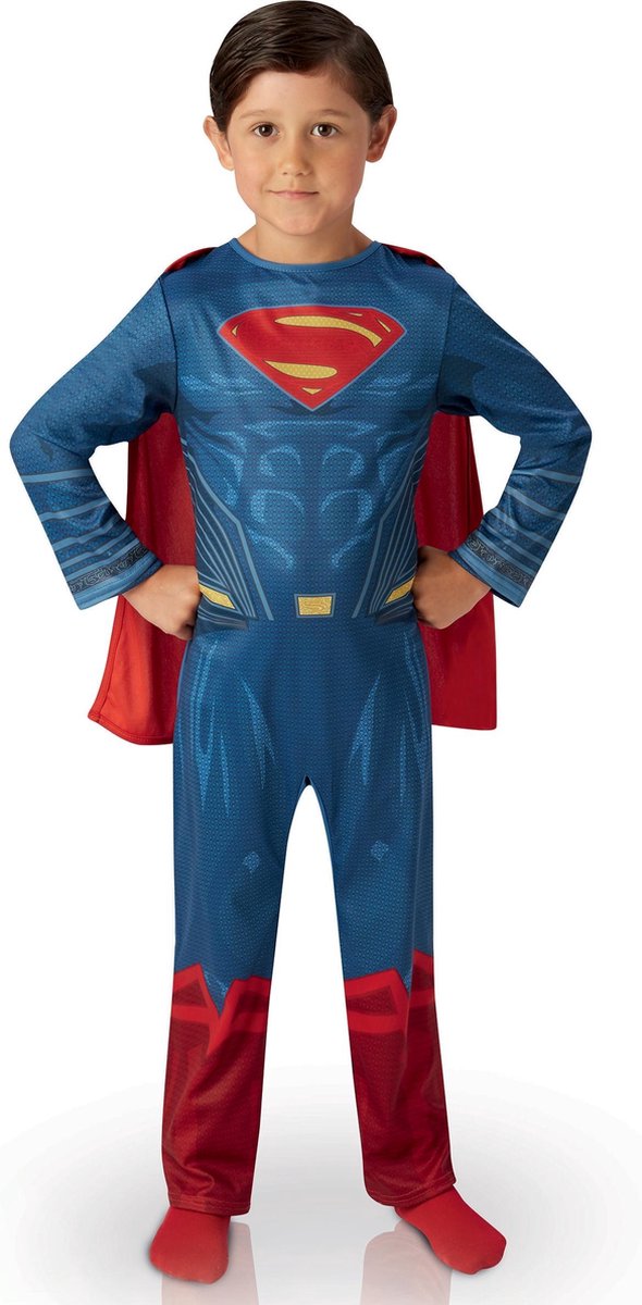 RUBIES FRANCE - Klassiek Superman Justice League kostuum voor jongens - 110/116 (5-6 jaar) - Kinderkostuums