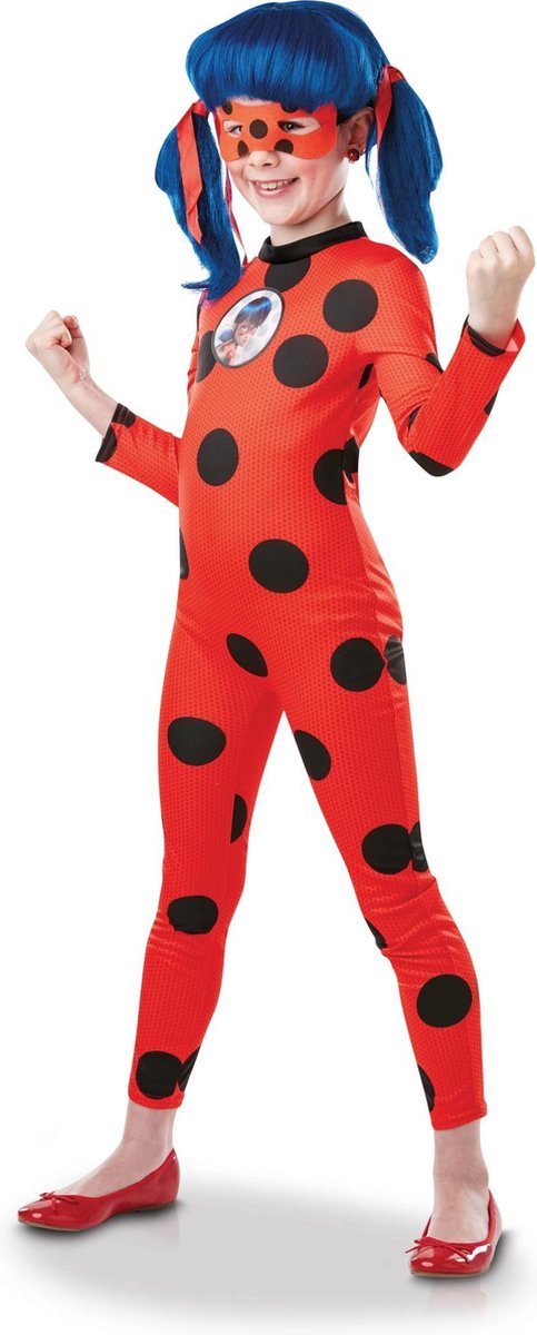 RUBIES FRANCE - Miraculous Ladybug kostuum voor meisjes - 128/140 (9-10 jaar) - Kinderkostuums