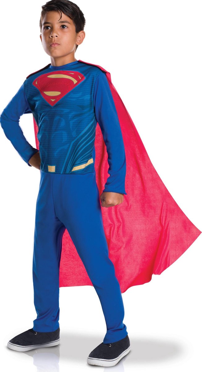 RUBIES FRANCE - Superman pak met cape voor jongens - 92/104 (3-4 jaar) - Kinderkostuums