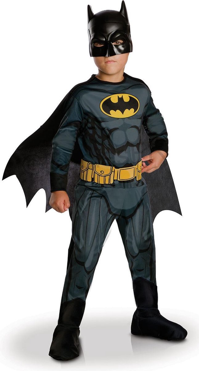 Verkleedkleding - Zwarte Batman - 7/8 jaar