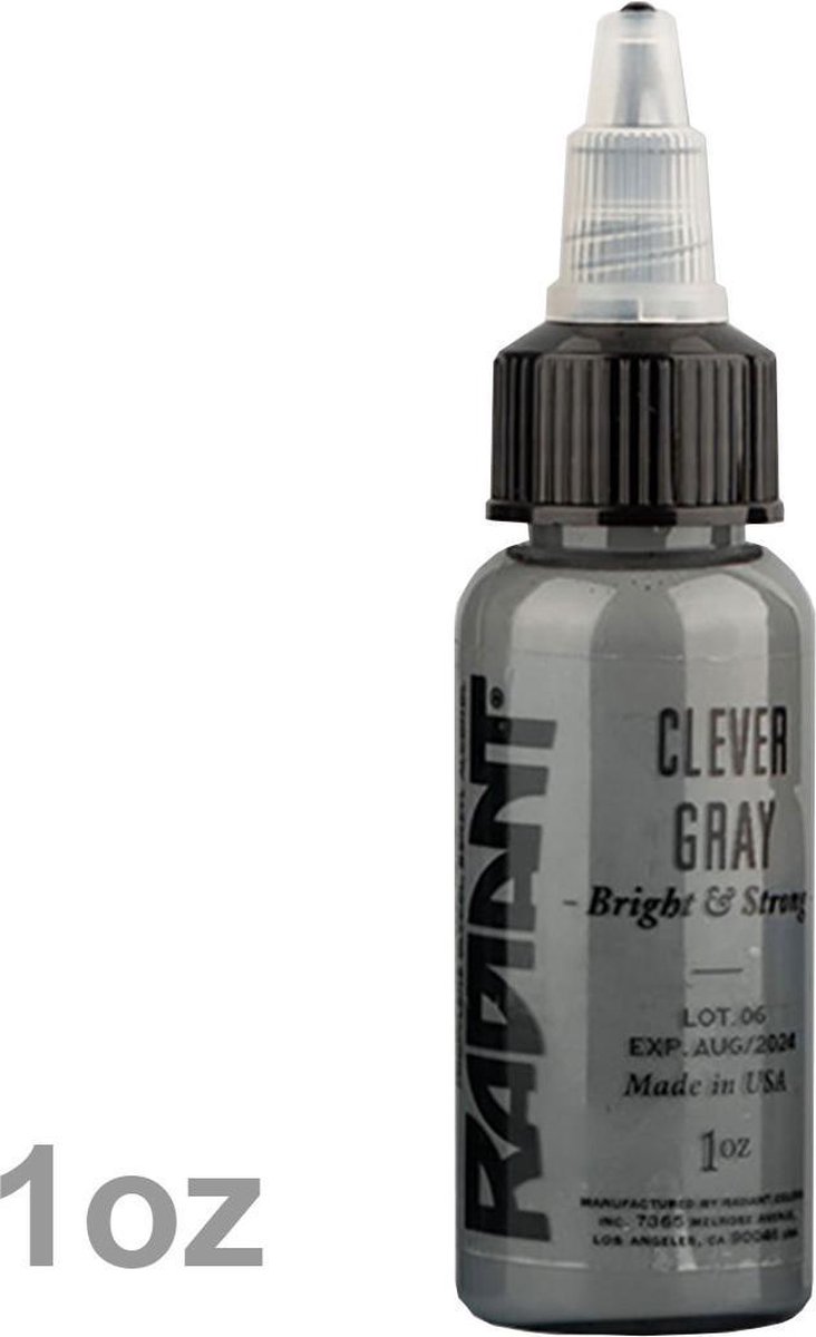   - tattoo inkt - Clever gray - 30ml