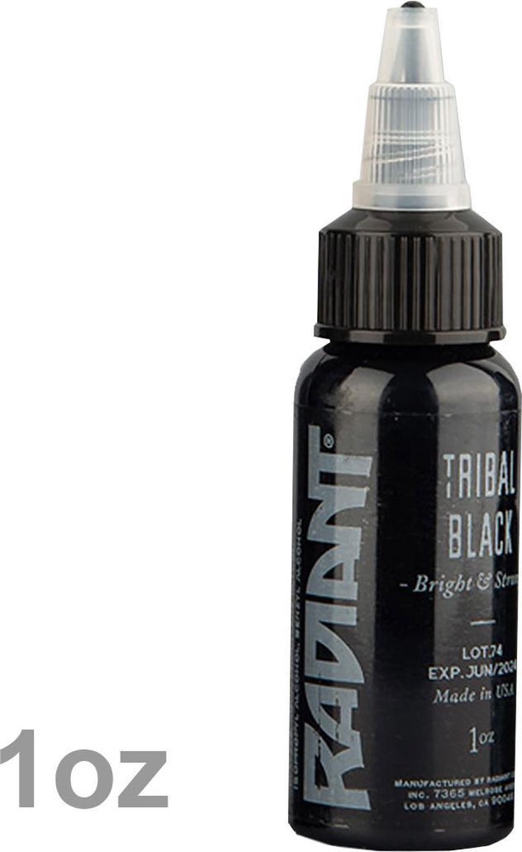   - tattoo inkt - Tribal black - 30ml